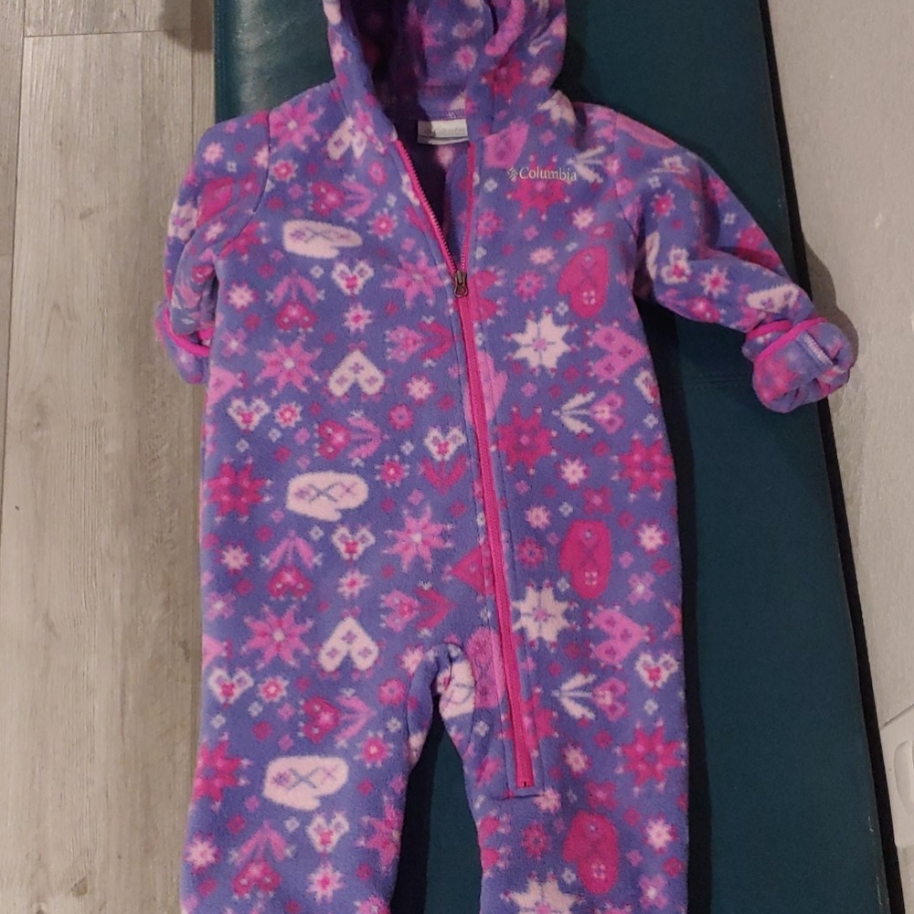 Columbia Fleece Hooded Toddler Bunting